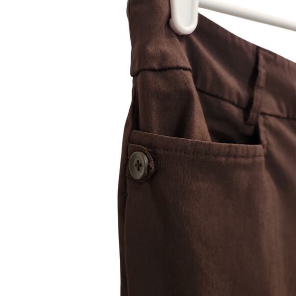 Lane Bryant Classic Mid Rise Tapered Ankle Trouser Dress Pants Brown Size 18 - Picture 10 of 10